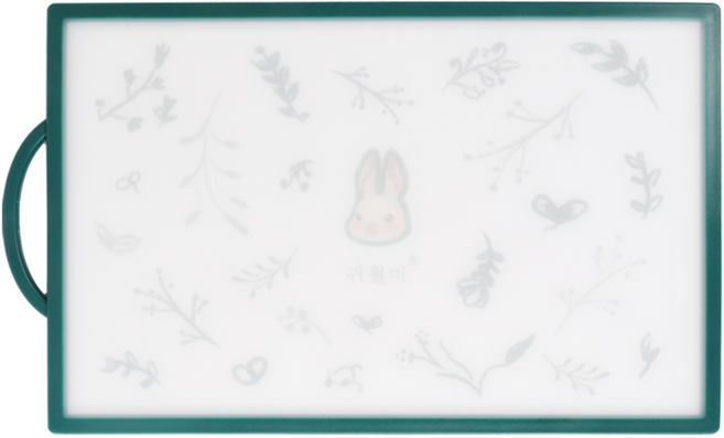 귀월미 주방용 다용도 양면 도마 국산, 나뭇잎, 1개