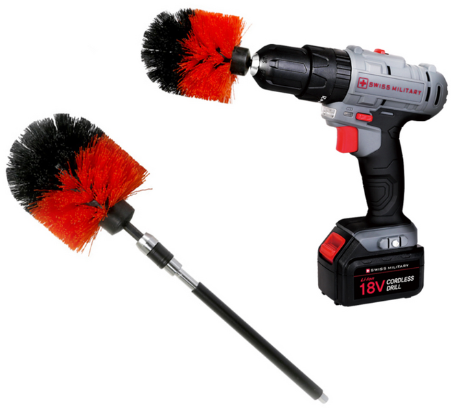 스위스밀리터리 드릴 브러시 L SM-2DB, 혼합색상, 1개