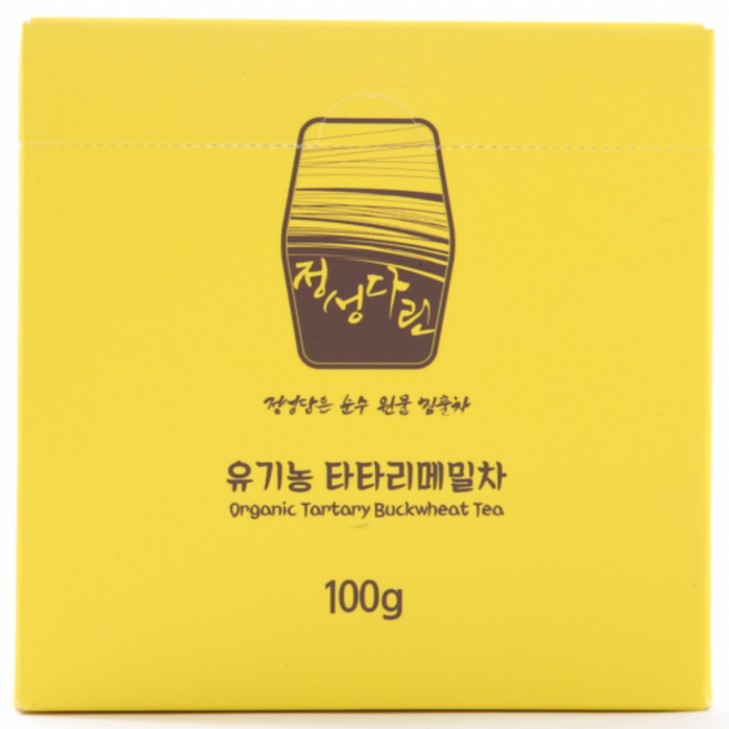 정성다린 유기농 타타리 메밀차, 100g, 1개입, 1개