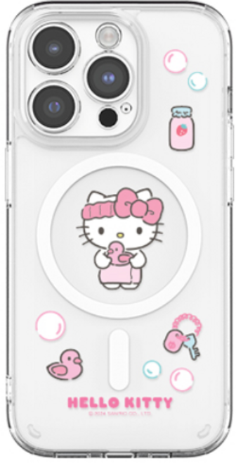 (정품)산리오 목욕 갤럭시 아이폰 렌즈가드 마그네틱 케이스(맥세이프 호환)