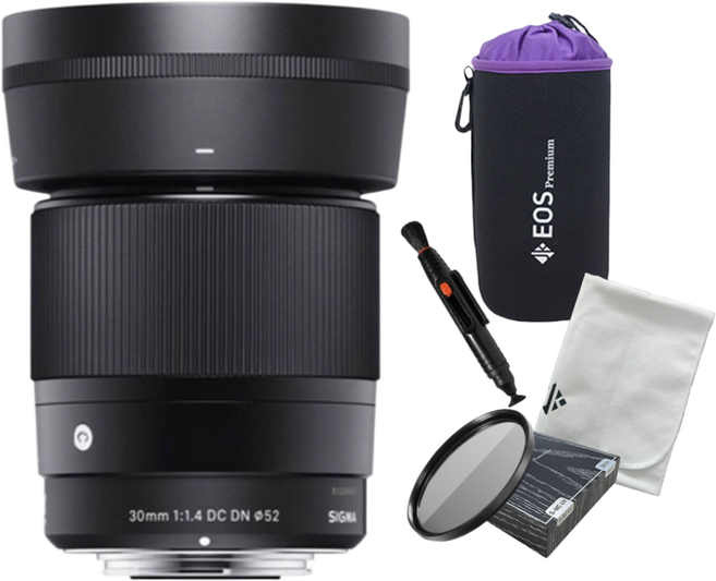 [포토리뷰이벤트] 시그마 C 30mm F1.4 DC DN 후지필름 X용 + (MECO MC필터+방수파우치+융) _WJK