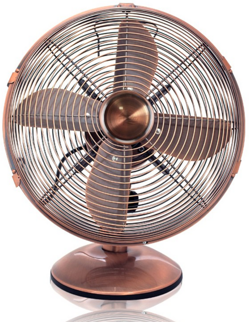 니코 탁상용 메탈 선풍기, NKF-1210B, 브론즈