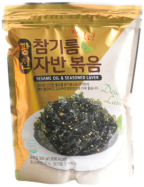 광천 김자반 참기름 돌자반 300gx1봉, 300g, 1개