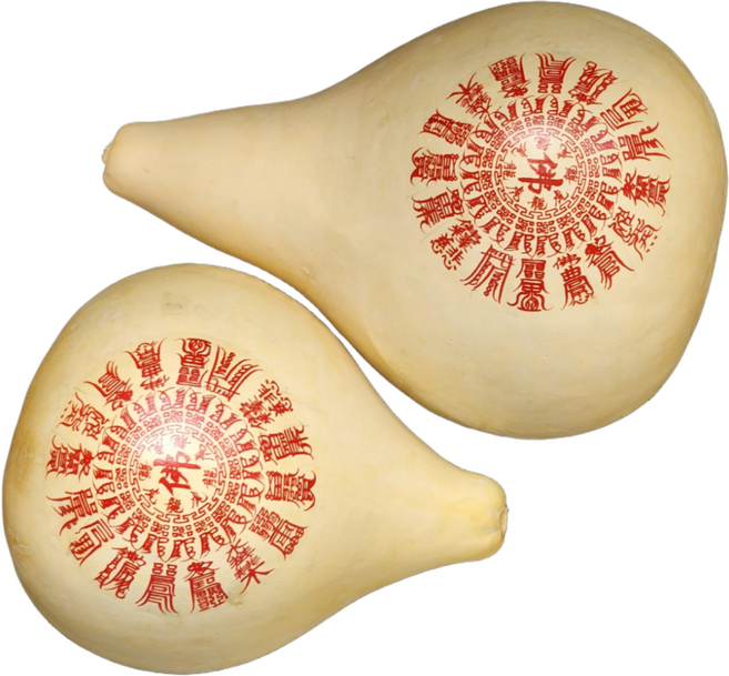 해송 백살박바가지 살짝 금이간 백살풀이 액운쫓기 전통공예 실내장식 함들이 표주박, 1개, 백살박