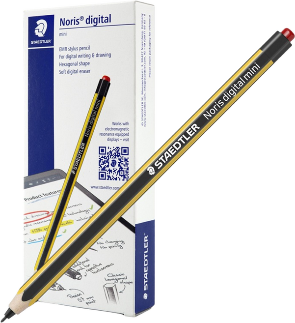 스테들러 노리스 디지털 터치펜 180_22_1, 02.클래식 미니 옐로우(지우개 기능 포함), 1개