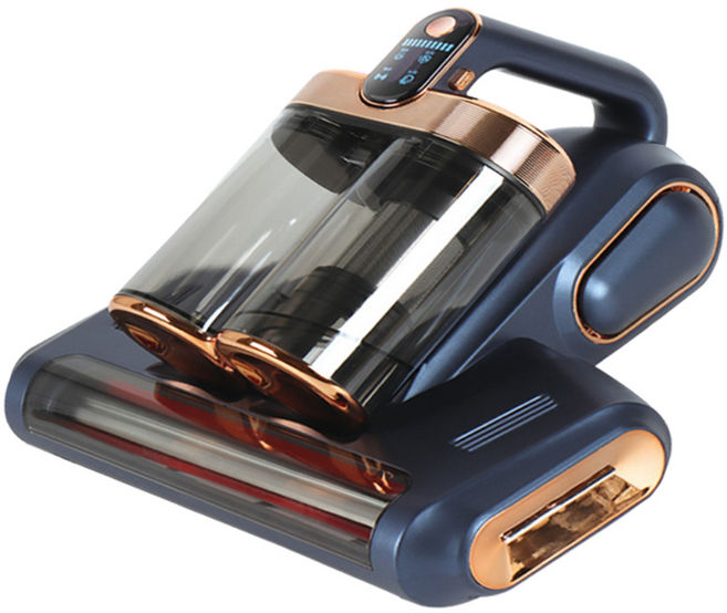 무선 LED UV살균 롤러청소기 (초음파센서 진드기케어 대용량먼지통 반영구필터 패드릭제품가능 알러지케어 반려견 반려묘 유아), 네이비, 침구청소기