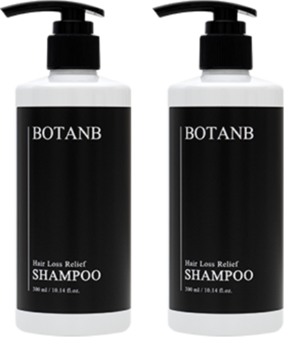 보탄비 바이오틴 흑곡 탈모샴푸 임산부 사춘기 지성 두피, 300ml, 2개