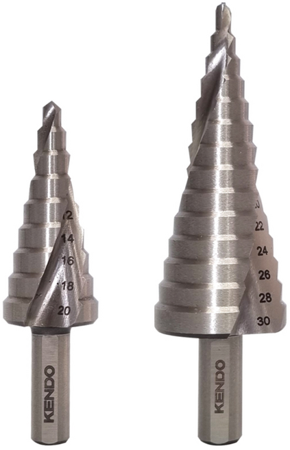 켄도 스텝드릴 20mm 30mm 19152012CO 트위스트 HSS 홀쏘 타공 천공, 1. 스텝드릴 20mm, 1개