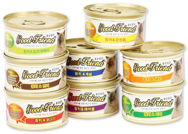 굿프랜드 8종 혼합 85g x 24개, 24개입 1박스, 단품 - 쿠팡