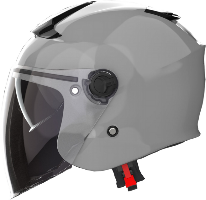 스웨그RS10 오토바이 헬멧 스쿠터 가벼운 오픈페이스 소두핏 초경량 바이크헬멧 1050g, 유광아이보리단색연그레이, XL