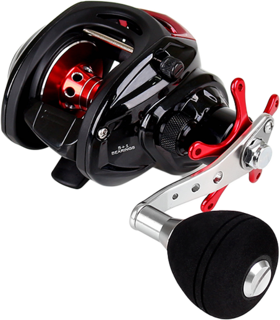 올라운드 파워 베이트릴 EVA 파워핸들 문어 쭈꾸미 갑오징어 낚시용품, 좌핸들