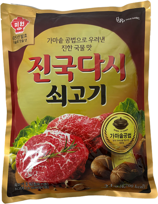 미원 쇠고기진국다시, 2kg, 1개
