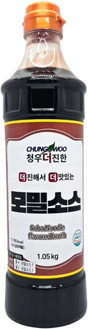 청우 더진한 메밀국수소스 모밀소스 메밀소스, 1개, 1.05kg