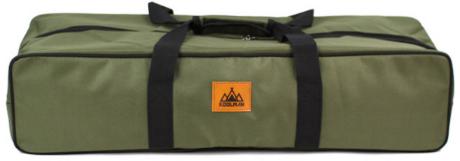 쿨맨 다용도 테이블 수납가방 (고급형), 테이블 수납가방(고급형) - 올리브그린, 1단, 1개