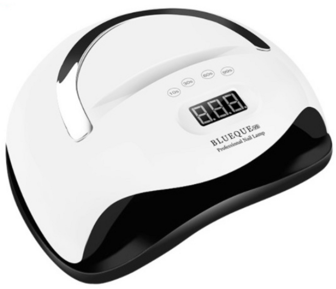 BQ-V9 168W LED 젤 네일 램프 화이트 스마트폰 거치대, 1개