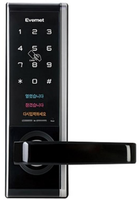 에버넷 EN950N 무타공 번호전용 디지털도어락 현관문도어락 현관도어락 번호키, 고객직접설치