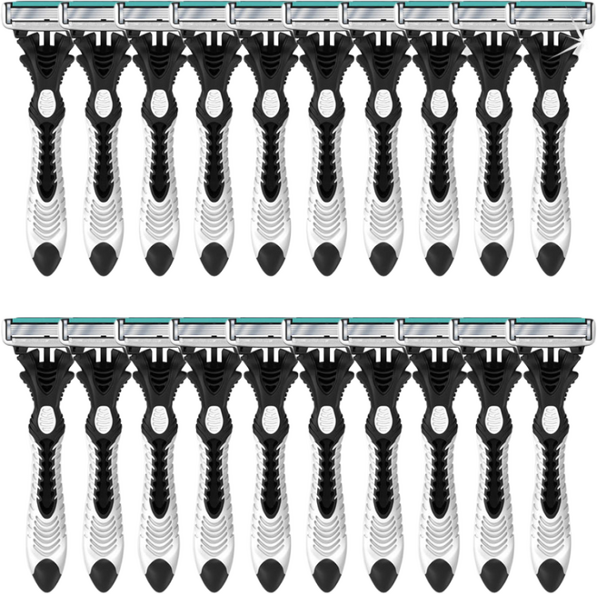 도루코 페이스 6 휴대용 면도기, 1개입, 20개