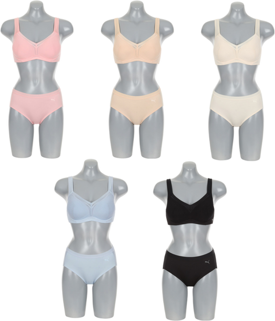 한정특가 인기재입고 [푸마] 라이크라 컴포트 핏 브라팬티 10종세트