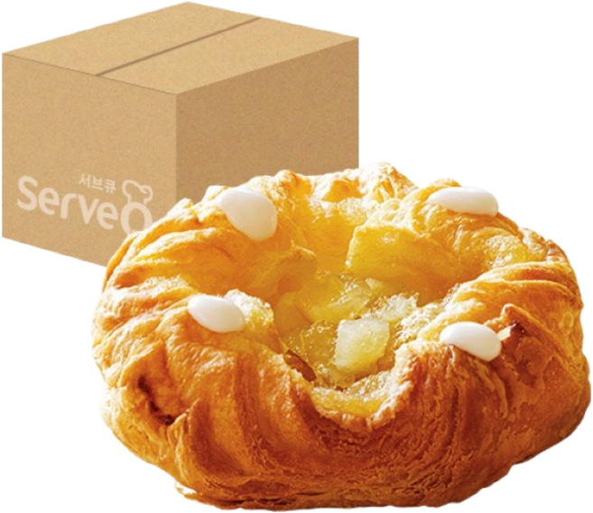 [업소용] 미니 애플 크라운 생지 42g 480개(4박스), 480개