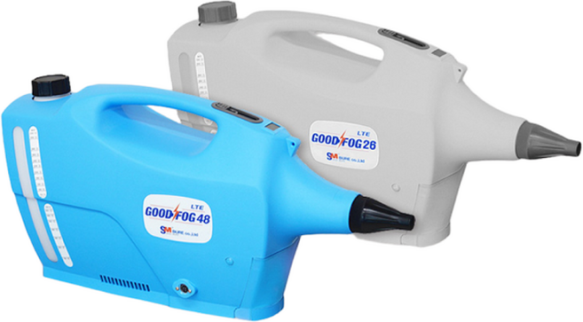 뿌레 유선 무선 하이포그 초미립자 분사 무건 안개 굿포그 아토머2 압축분무기 방역소독살포기, 기본, 1개, 굿포그48(무선)