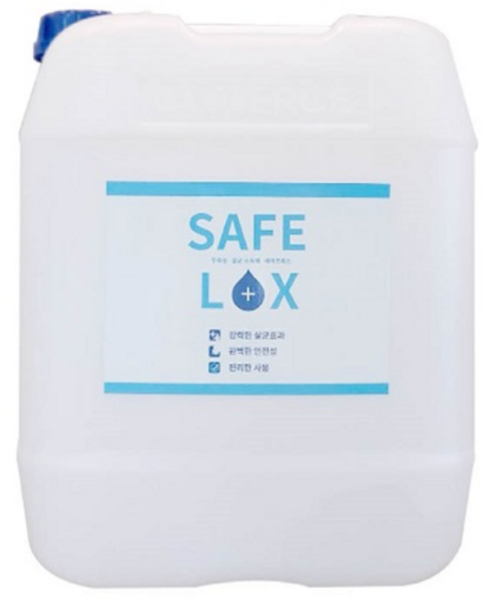 세이프록스 당일발송 바이러스 테스트 보유 99.9% 뿌리는 소독제 살균소독제 올인원소독제 국민소독제, 1개, 20L