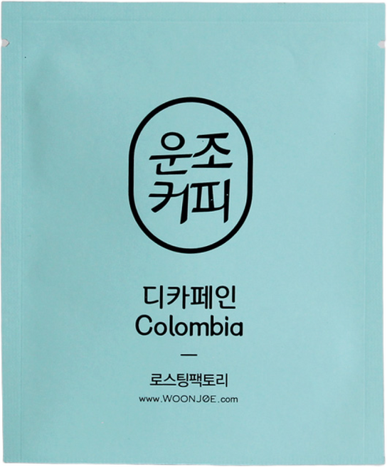 운조커피 디카페인 콜롬비아 수프리모 드립백 커피, 1개, 1개입, 12g