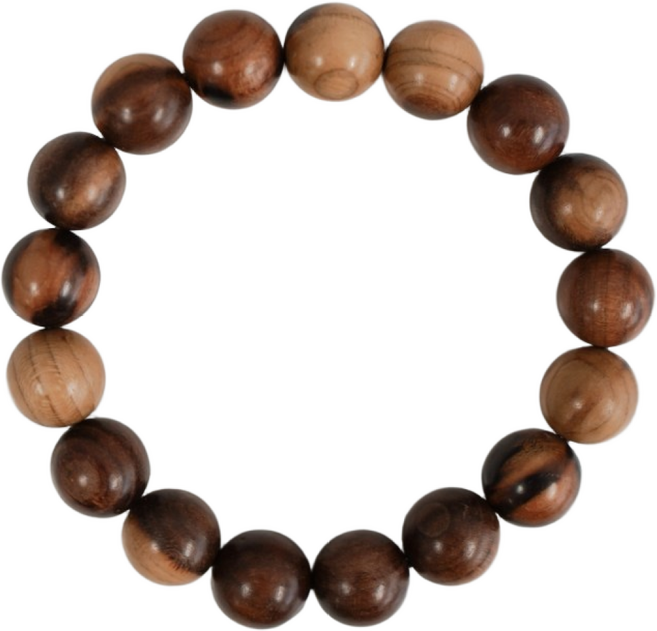 벼락맞은 복숭아 나무 염주 팔찌 벽도목 불교 합장주 행운 액막이 기어봉 단주, 12mm, 1개