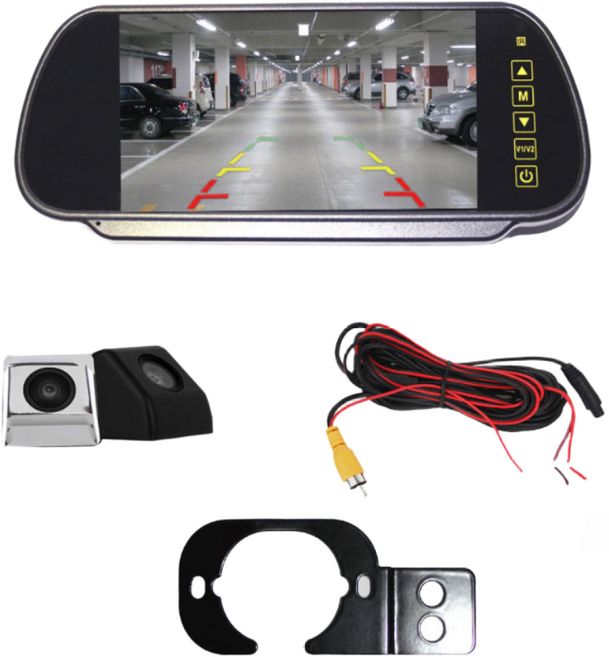 포터 봉고 7인치룸미러모니터 + 후방카메라검정+브라켓 풀세트, 7인치룸미러모니터 + 후방카메라(검정)+브라켓 풀세트