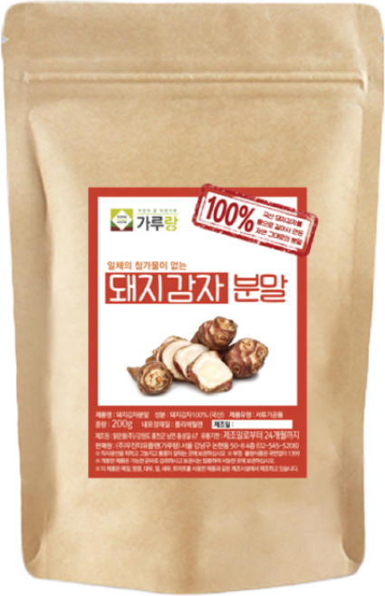 가루랑 돼지감자 분말, 200g, 1개