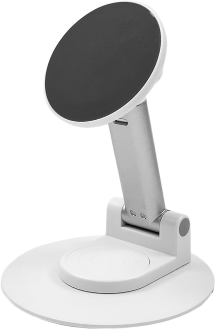 렉스 360회전 스냅 미니 맥세이프 자유로운 각도조절 스탠드 거치대, 화이트