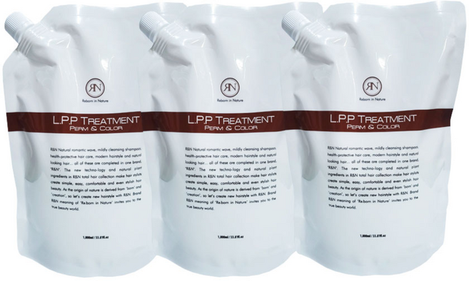 일진 아렌 LPP 트리트먼트 헤어팩 파우치, 1L, 3개