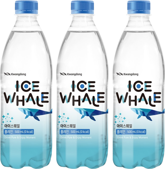 아이스웨일 플레인 탄산수, 500ml, 20개