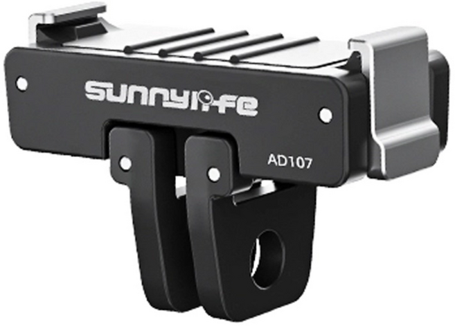 DJI 오즈모 나노 액션6 호환 마그네틱 퀵 릴리즈 1/4 멀티 마운트 베이스 브라켓 OSMO NANO ACTION, 1개