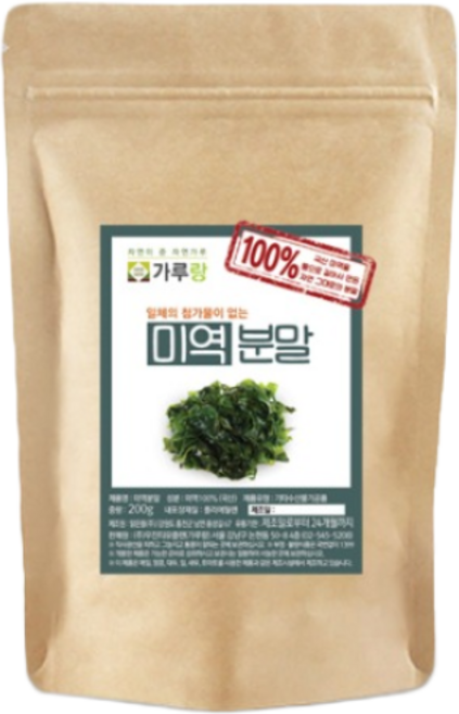 가루랑 % 국산 미역분말 선식, 1개