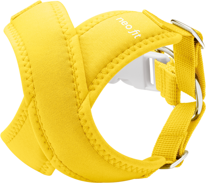 네오핏 강아지 에어 X 하네스, 옐로우, 1개