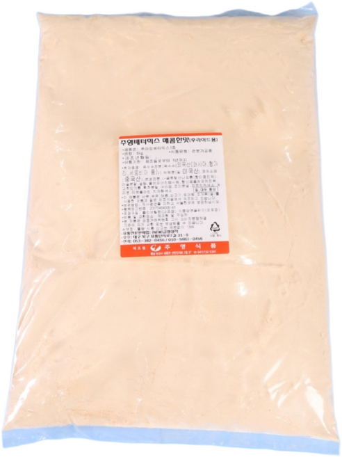주영식품 주영배터믹스 매콤한맛 후라이드용 5kg 베터믹스, 1개