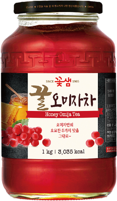꽃샘 꿀오미자차, 1kg, 1개입, 1개