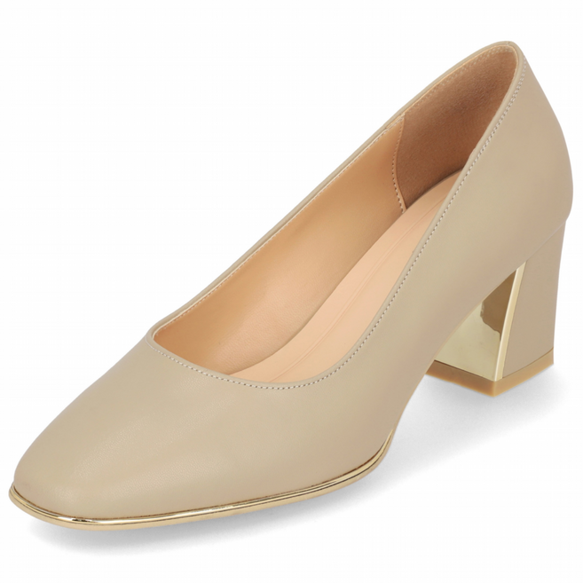 엘칸토 마쯔 여성 스퀘어 쉐입 펌프스 6cm LCWD11M313