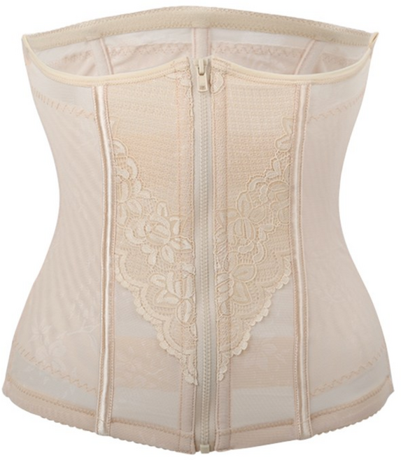 하누리 여성 레이스 흉곽 흉통 허리 바디라인 이중 보정 코르셋 산후복대