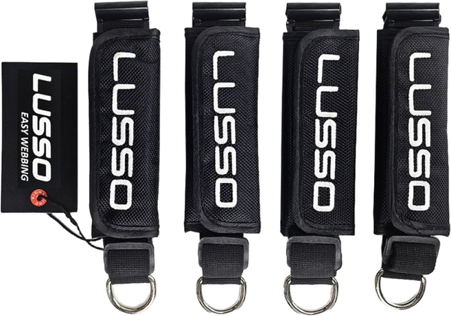 루쏘 LUSSO 이지웨빙, 블랙, 1세트