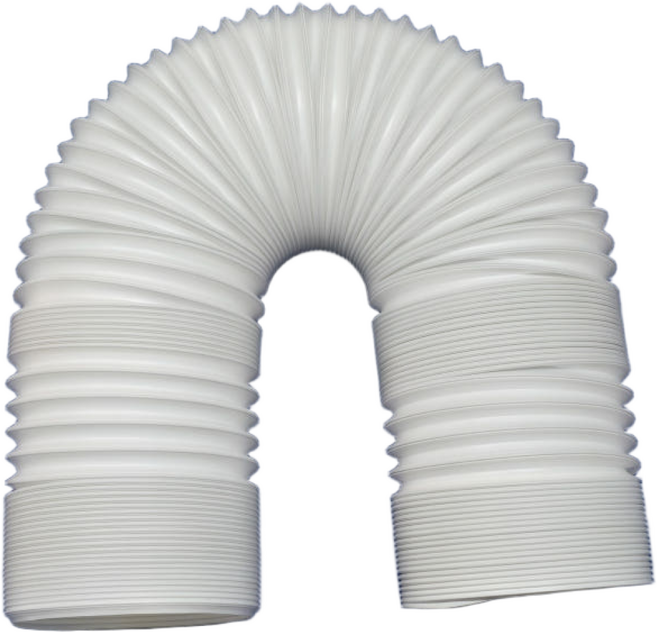 LG 캐리어 이동식 에어컨 배기 흡기 연장 자바라 호스, 1개