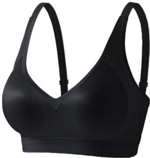 초 본 초 색 여름 히트템 여성 브라 새틴 심브이 노와이어 브라 모달+실크 항균컵 푸쉬업 레이스 장식 4컬러 민감피부용 쿨링 속옷 외출용 이너 슬림핏