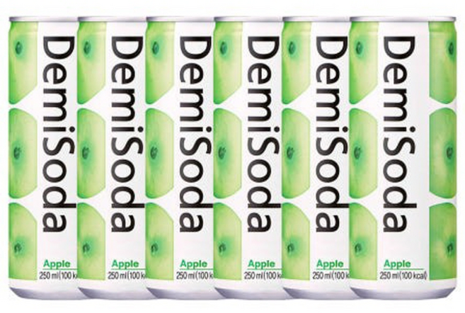 데미소다 애플, 250ml, 1개