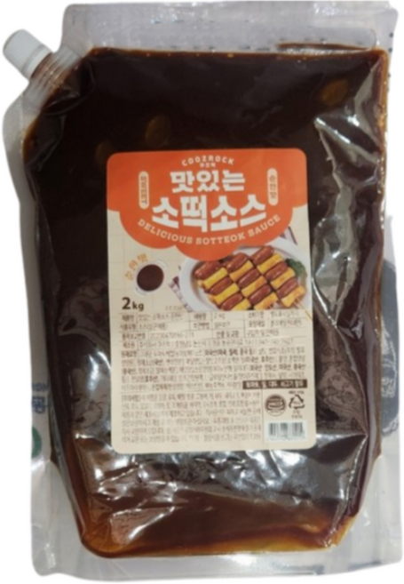 쿠즈락 맛있는 소떡소스 순한맛 2kg, 1개