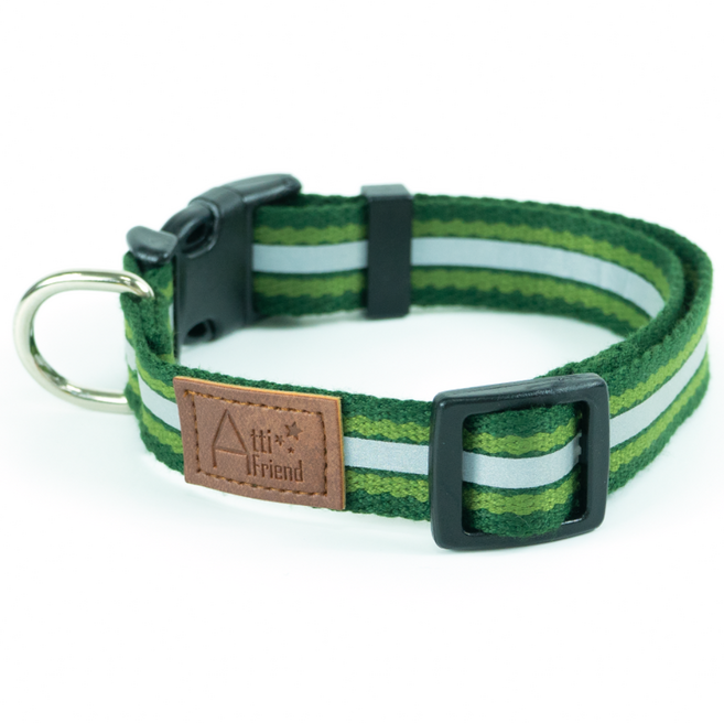 아띠지기 반려동물 3M 반사형 웨빙 목줄, 워터멜론, 1개