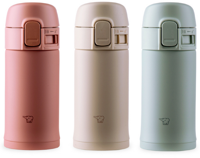 조지루시 코끼리 보온병 원터치 미니 텀블러 SM-PD20 200ml, PM-테라코타