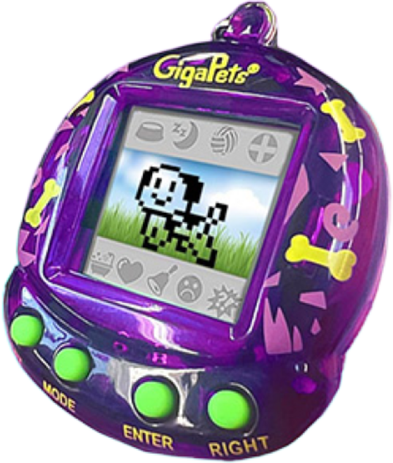 나만의 가상 반려동물 키우기 다마고치 장난감 선물, 강아지, 1개