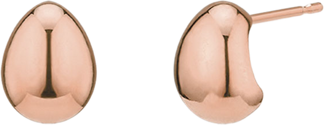 골드앤디어 14KGF 커브 볼륨 물방울 귀걸이