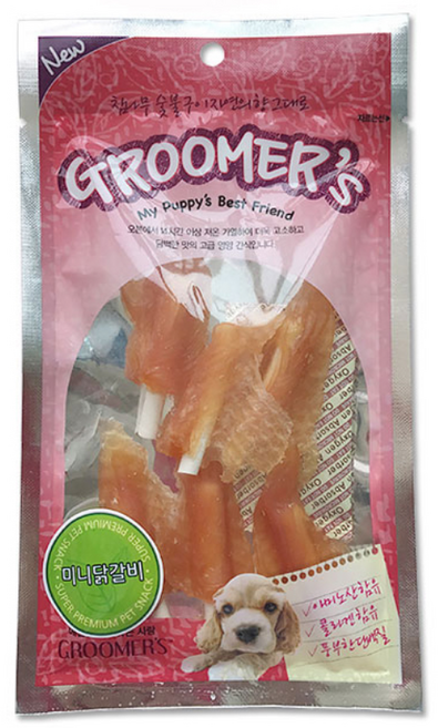 그루머스 미니 닭갈비 70g 사사미, 1개