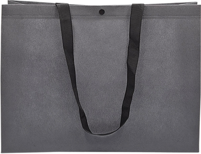 에코로버 미니멀 장바구니 부직포 쇼핑백 중형, 그레이, 1개